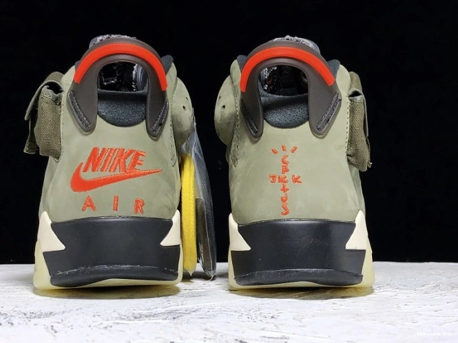 Reps TB CN1084-200 Medium Air Travis x Jordan Olive Scott 6 0713